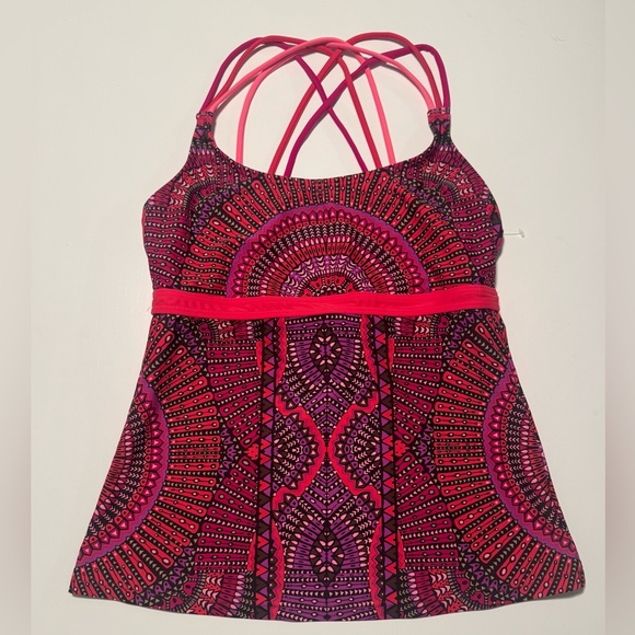 Prana Other - Prana Vibrant red and Purple Swim Camisole